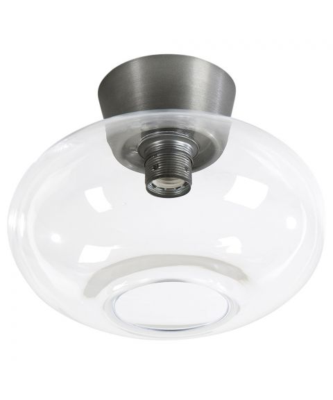 Bullo P2236 taklampe, diameter 27 cm, Klart glass