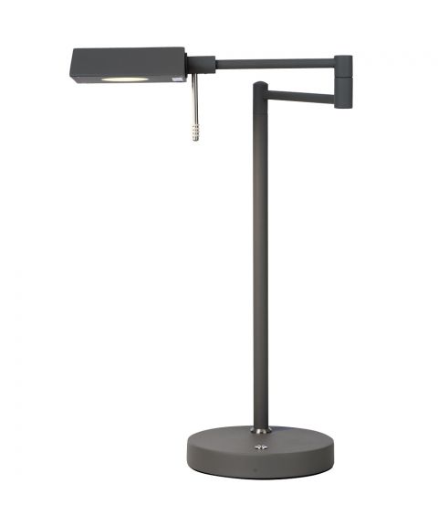 Canton bordlampe, høyde 42 cm, LED med Step-dimmer, Grå