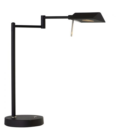 Canton bordlampe, høyde 42 cm, LED med Step-dimmer, Sort