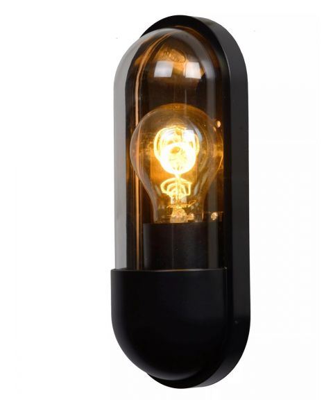 Capsule vegglampe utendørs, høyde 24 cm