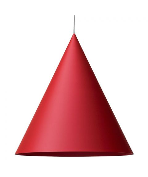 w151 Extra Large pendant s2, diameter 78 cm, LED 3000K 6270lm, DALI-dim, Karminrød (RAL 3002)