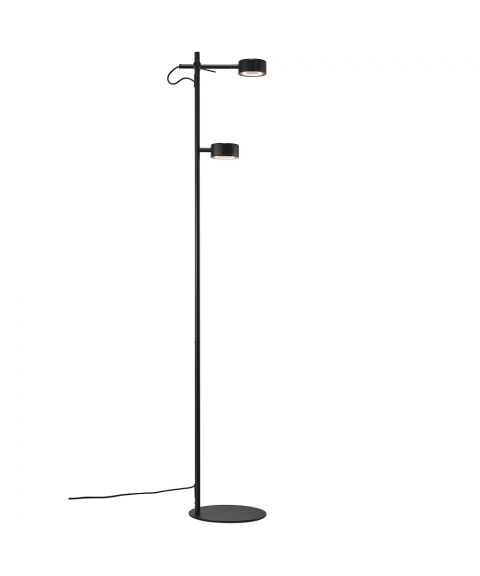 Clyde gulvlampe, 2700K 2x350lm, Moodmaker™ stepdim, Sort