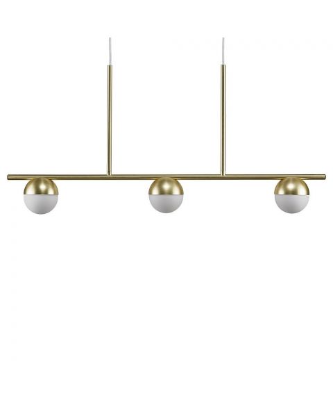 Contina 3 pendelskinne, lengde 90 cm, Messingfarget - LAGERSALG