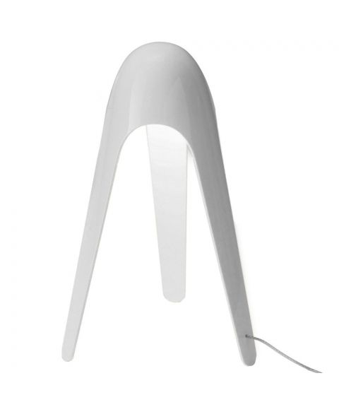 Cyborg bordlampe, høyde 31 cm, Hvit