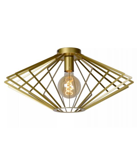 Diamond taklampe, diameter 52 cm, Gullfarget