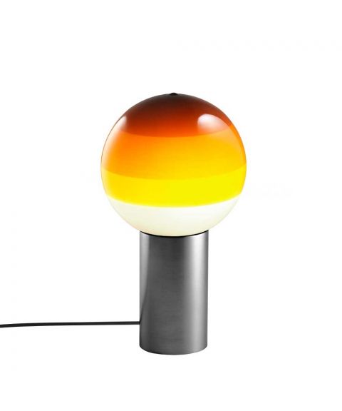 Dipping Light bordlampe, høyde 22 cm, LED 2700K, Grafitt / Rav