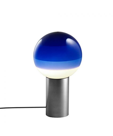 Dipping Light bordlampe, høyde 22 cm, LED 2700K, Grafitt / Blå