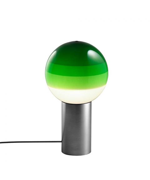 Dipping Light bordlampe, høyde 22 cm, LED 2700K, Grafitt / Grønn