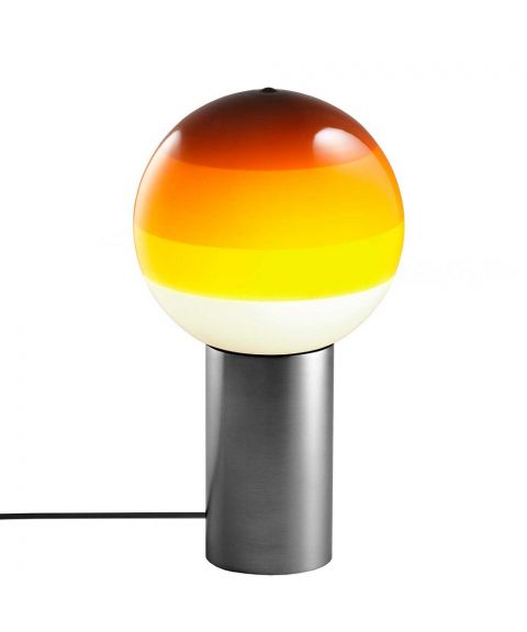 Dipping Light M bordlampe, høyde 54 cm, Stepdim LED 2700K, Grafitt / Rav