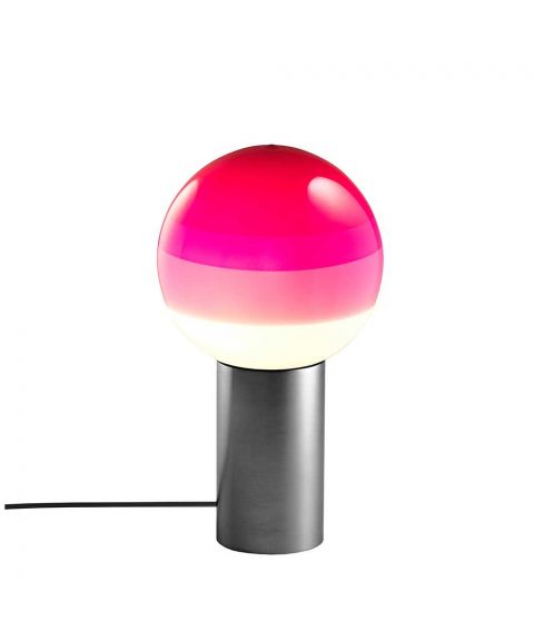 Dipping Light bordlampe, høyde 22 cm, LED 2700K, Grafitt / Rosa