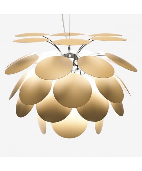 Discoco takpendel, diameter 132 cm, Matt beige