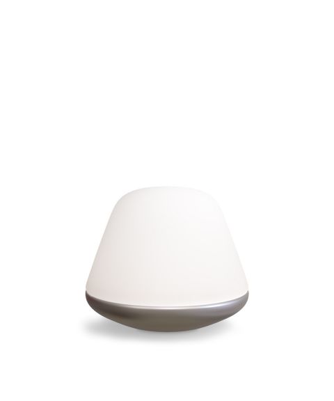 Bloom bordlampe, liten modell, diameter 20 cm, Sølvgrå