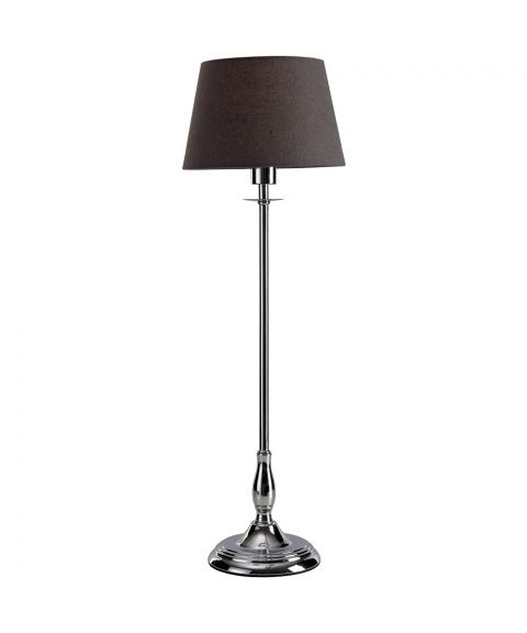 Ecco 2 bordlampe (u/skjerm), høyde 62 cm, Krom