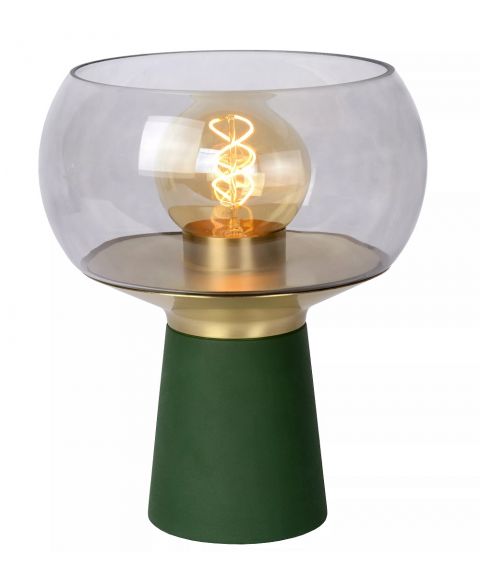 Farris bordlampe, høyde 28 cm, Grønn