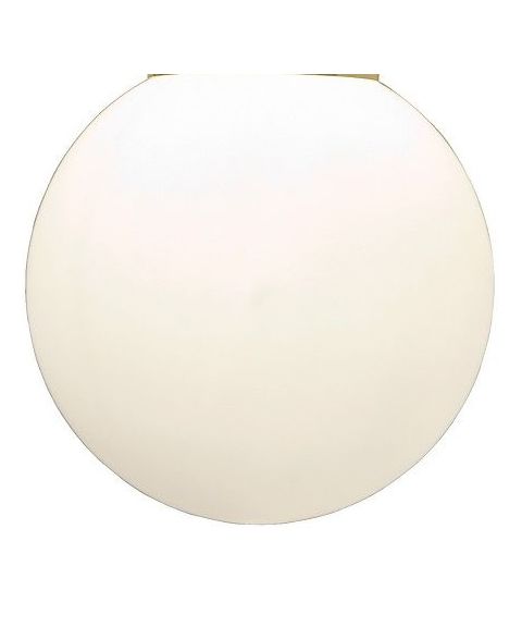 Reserveglass Florens vegglampe bad, Opalhvit