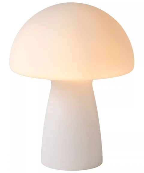 Fungo bordlampe, høyde 28 cm, Opalhvit