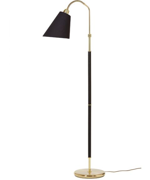 Tullgarn gulvlampe (u/skjerm), høyde 148 cm, Messing/Sort