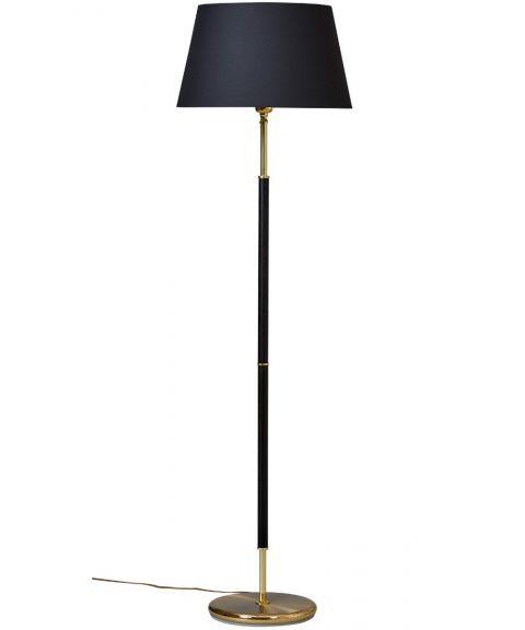 Tullgarn gulvlampe (u/skjerm), høyde 130 cm, Messing/Sort