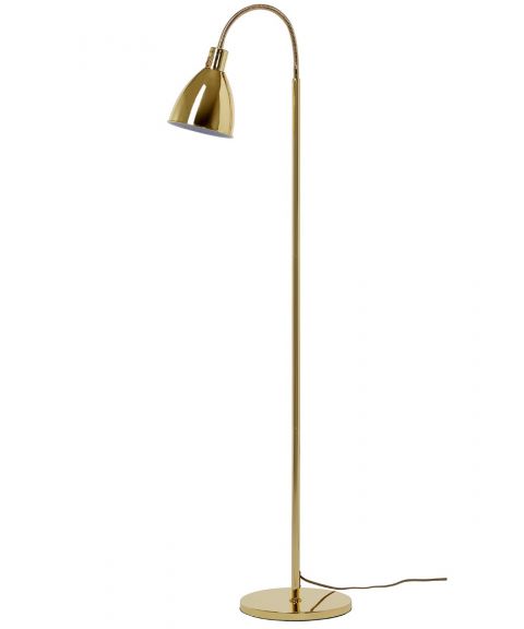 Smögen gulvlampe, høyde 145 cm, Messing