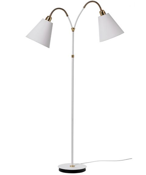 Läckö Duo gulvlampe (u/skjermer), høyde 140 cm, Hvit