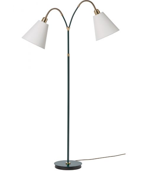 Läckö Duo gulvlampe (u/skjermer), høyde 140 cm, Grønn