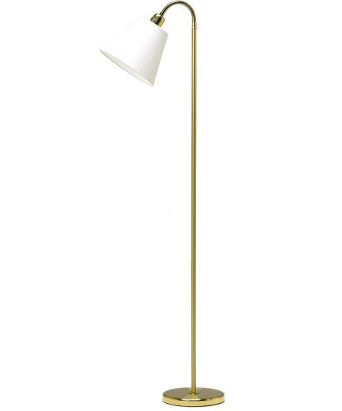 Haga gulvlampe (u/skjerm), høyde 140 cm, Messing