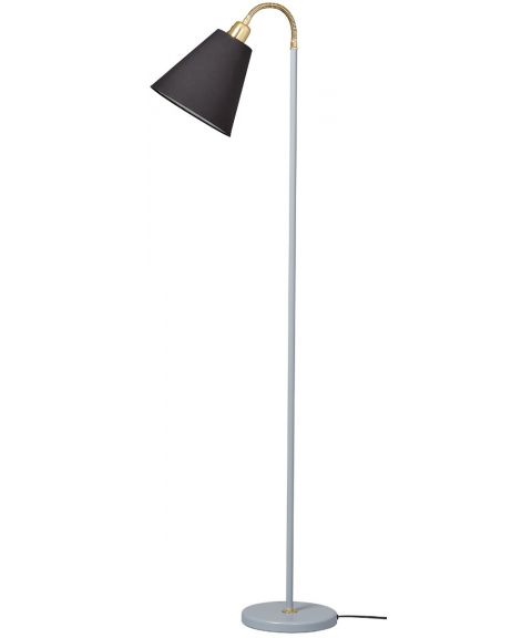 Haga gulvlampe (u/skjerm), høyde 140 cm, Grå