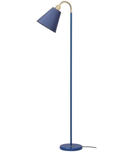 Haga gulvlampe (u/skjerm), høyde 140 cm, Blå