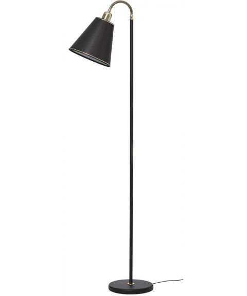 Haga gulvlampe (u/skjerm), høyde 140 cm, Sort