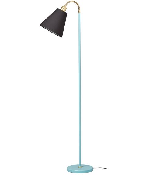 Haga gulvlampe (u/skjerm), høyde 140 cm, Turkis