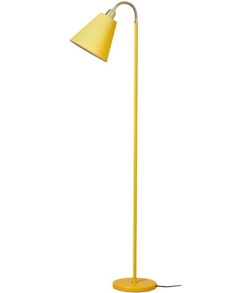 Haga gulvlampe (u/skjerm), høyde 140 cm, Gul