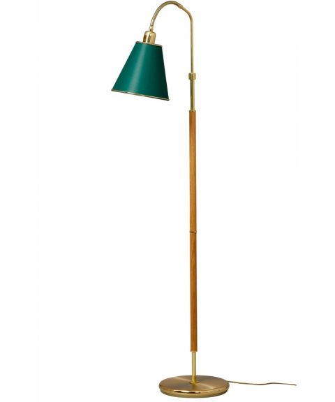 Tullgarn gulvlampe (u/skjerm), høyde 148 cm, Messing/Eik