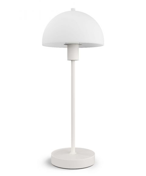 Vienda bordlampe, høyde 50 cm, Glasskjerm, Hvit/Opalt glass