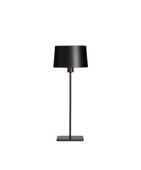Cuub bordlampe, høyde 53 cm, Sort