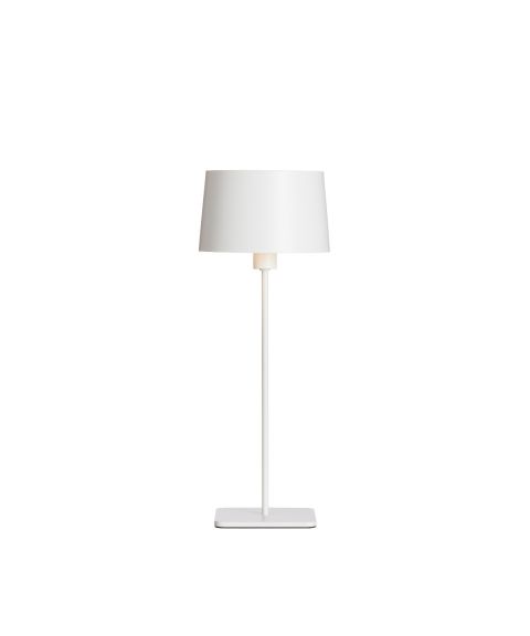 Cuub bordlampe, høyde 53 cm, Hvit
