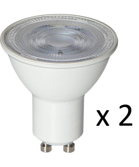 Spotlight GU10 36° LED 2W 150lm 3000K 2-pk