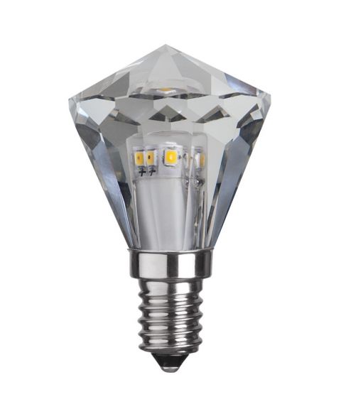 Illumination E14 P45 krystall Diamond 2700K 3,3W LED 270lm, dimbar (begrenset antall)