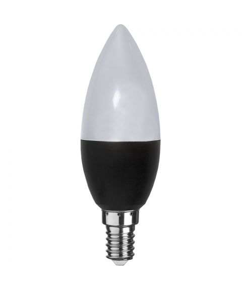 Decoration flammepære E14 1800K 0,8-1,2W LED 18lm, Gravitasjonssensor, Sort