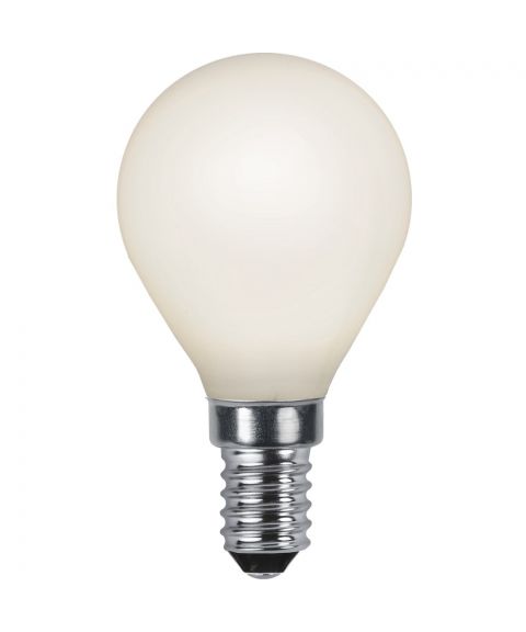 Opaque Illum E14 P45 LED 4,7W 470lm 4000K (kaldt lys) Opalhvit (begrenset antall)