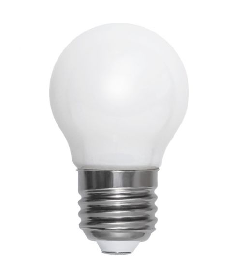 Opaque Krone E27 G45 LED 4,7W 450lm 2700K Opalhvit