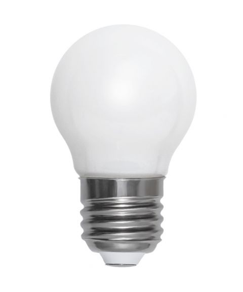 Opaque Krone E27 G45 LED 4,5W 440lm 2700K Opalhvit, dimbar