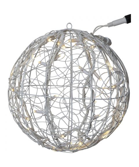 [2] Utvidelse System LED - Ball 30-lys utvidelse, diameter 35 cm, Hvit