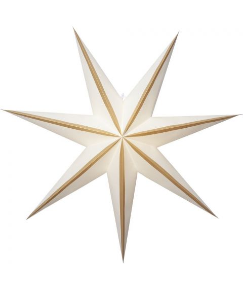 Randi papirstjerne, diameter 75 cm, uten oppheng, Gull