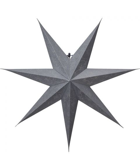 Decorus papirstjerne, uten oppheng, diameter 75 cm, Sølv