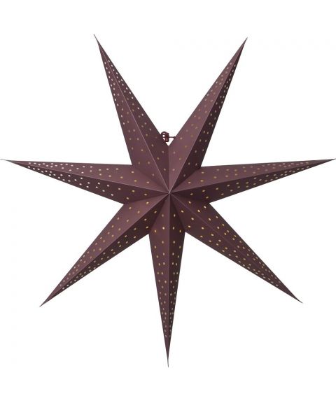Point papirstjerne uten oppheng, diameter 60 cm, Rød