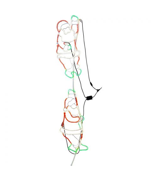 Neoled Silhuett Klatrende Nisse, Multi, 8 hastigheter, høyde 180 cm