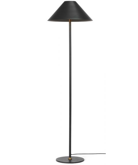 Hygge gulvlampe, høyde 140 cm, Sort