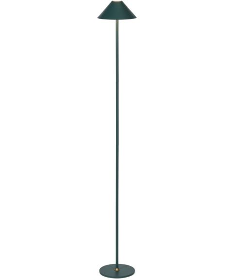 Hygge oppladbar gulvlampe, høyde 134 cm, Mørk grønn