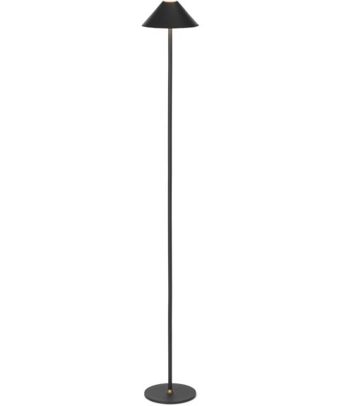 Hygge oppladbar gulvlampe, høyde 134 cm, Sort