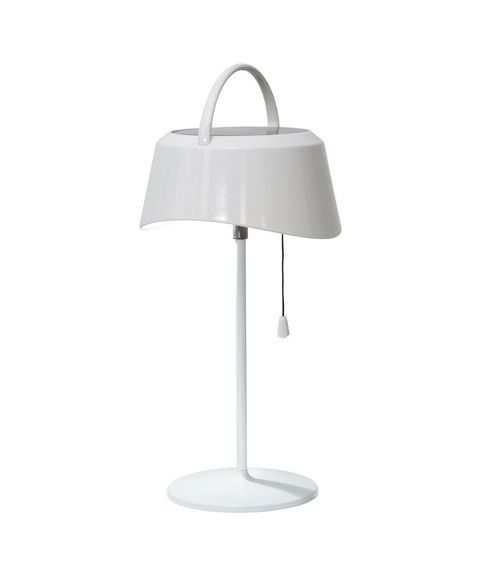 Cervia tiltbar bordlampe, 40 lumen, høyde 36 cm, Solcelle, LED